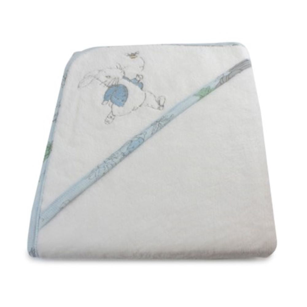 Bubba Blue Peter Rabbit 'Hop Little Rabbit' Hooded Towel - Blue