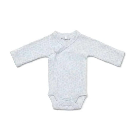 Marquise Premmie Long Sleeve Wrap Bodysuit - Blue