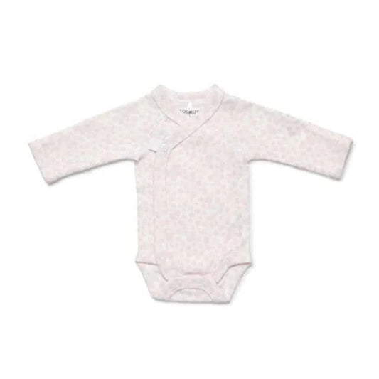 Marquise Premmie Long Sleeve Wrap Bodysuit - Pink