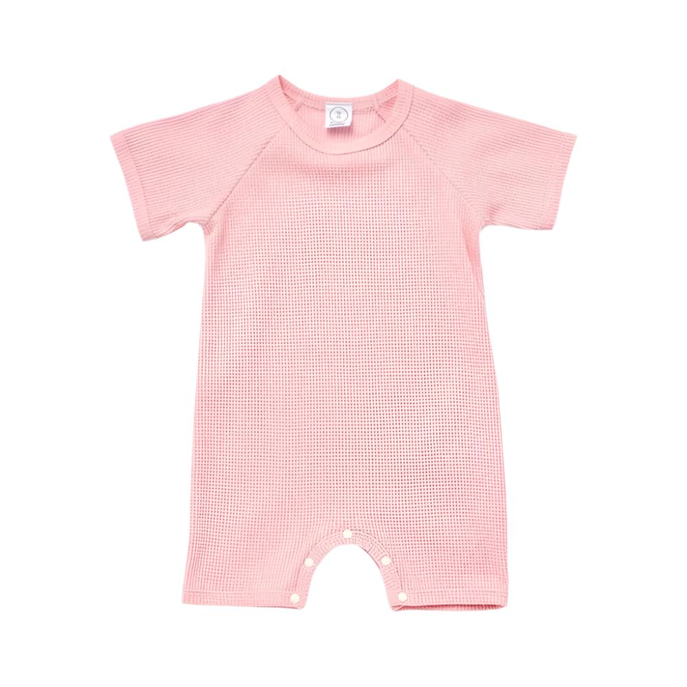 Walnut Quinn Romper - Baby Pink