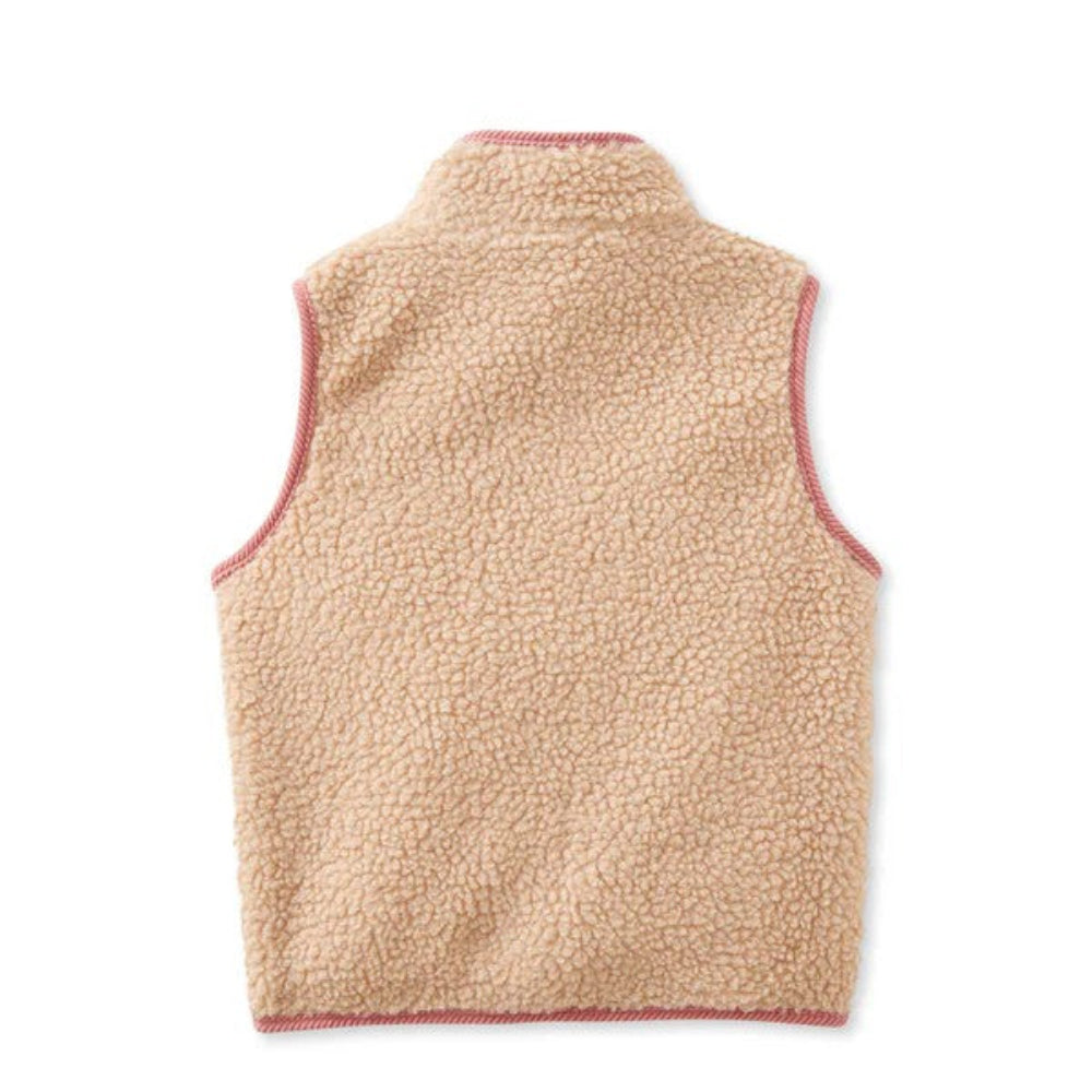 Milky Clothing Ranger Sherpa Vest - Mulberry