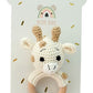Petite Vous Crochet Ring Rattle - Percy Giraffe