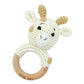 Petite Vous Crochet Ring Rattle - Percy Giraffe