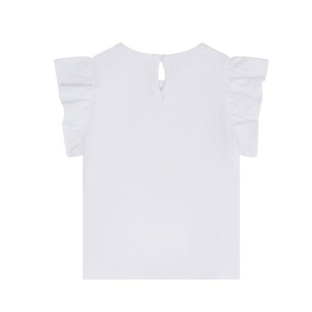 Huxbaby Reindeer Frill Short Sleeve Tee