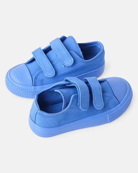 Walnut Remi Canvas Kids Shoes - Blue