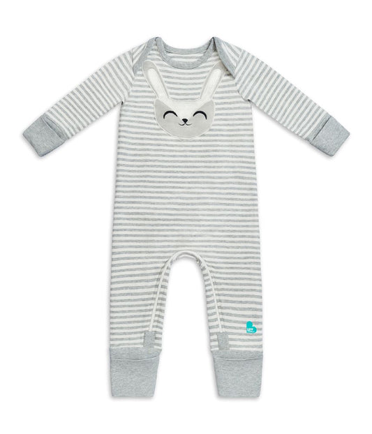 Love To Dream Footless Self Soothing Romper - Stevie the Bunny