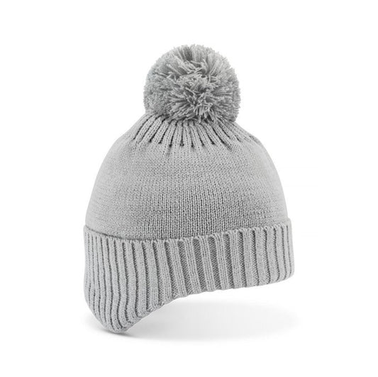 Avenel Rumi Kids Acrylic Earmuff Beanie - Grey