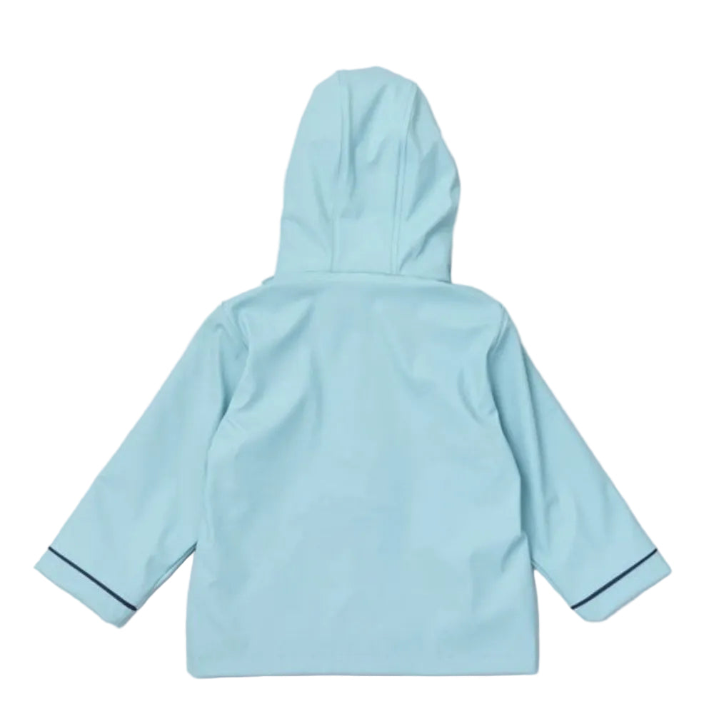 Rainkoat Stripy Sailor Jacket - Seafoam