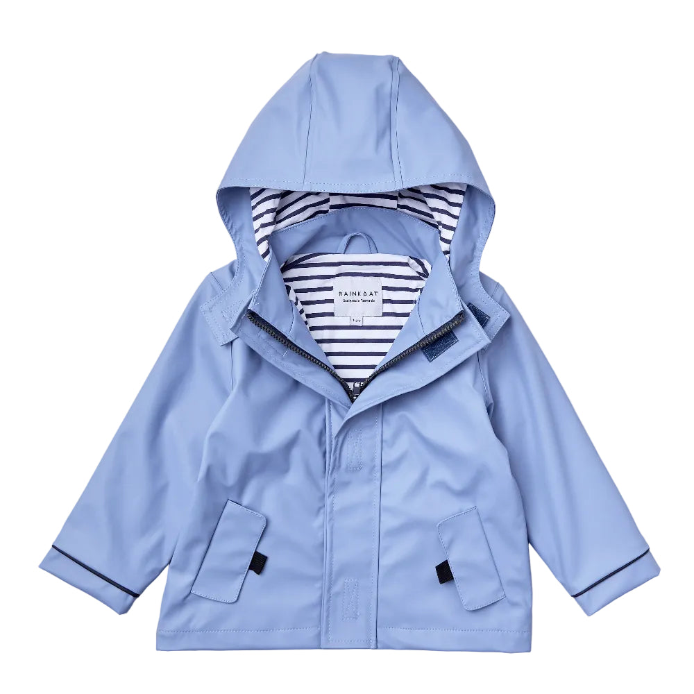 Rainkoat Stripy Sailor Jacket -Storm Blue