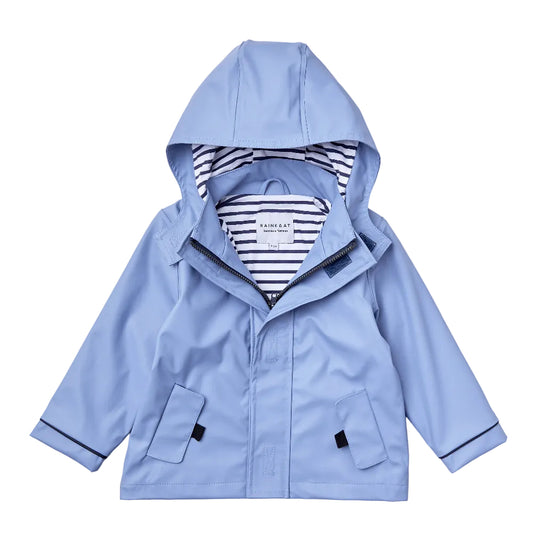 Rainkoat Stripy Sailor Jacket -Storm Blue