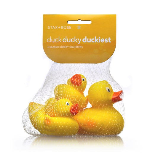 Star & Rose Duck Duck Duckiest Duck Water Squirter 4 Pc