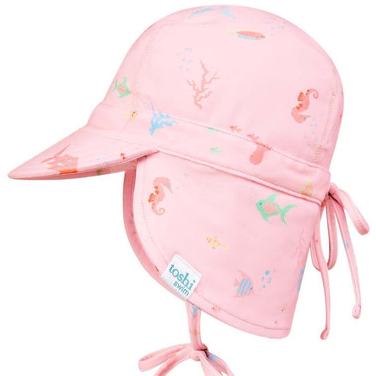 Toshi Swim Baby Flap Cap Classic - Coral