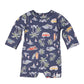 Toshi Swim Baby Onesie Long Sleeve - Surf Twilight