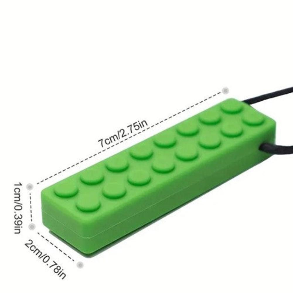 Sensory Safari Sensory Necklace Block - Green