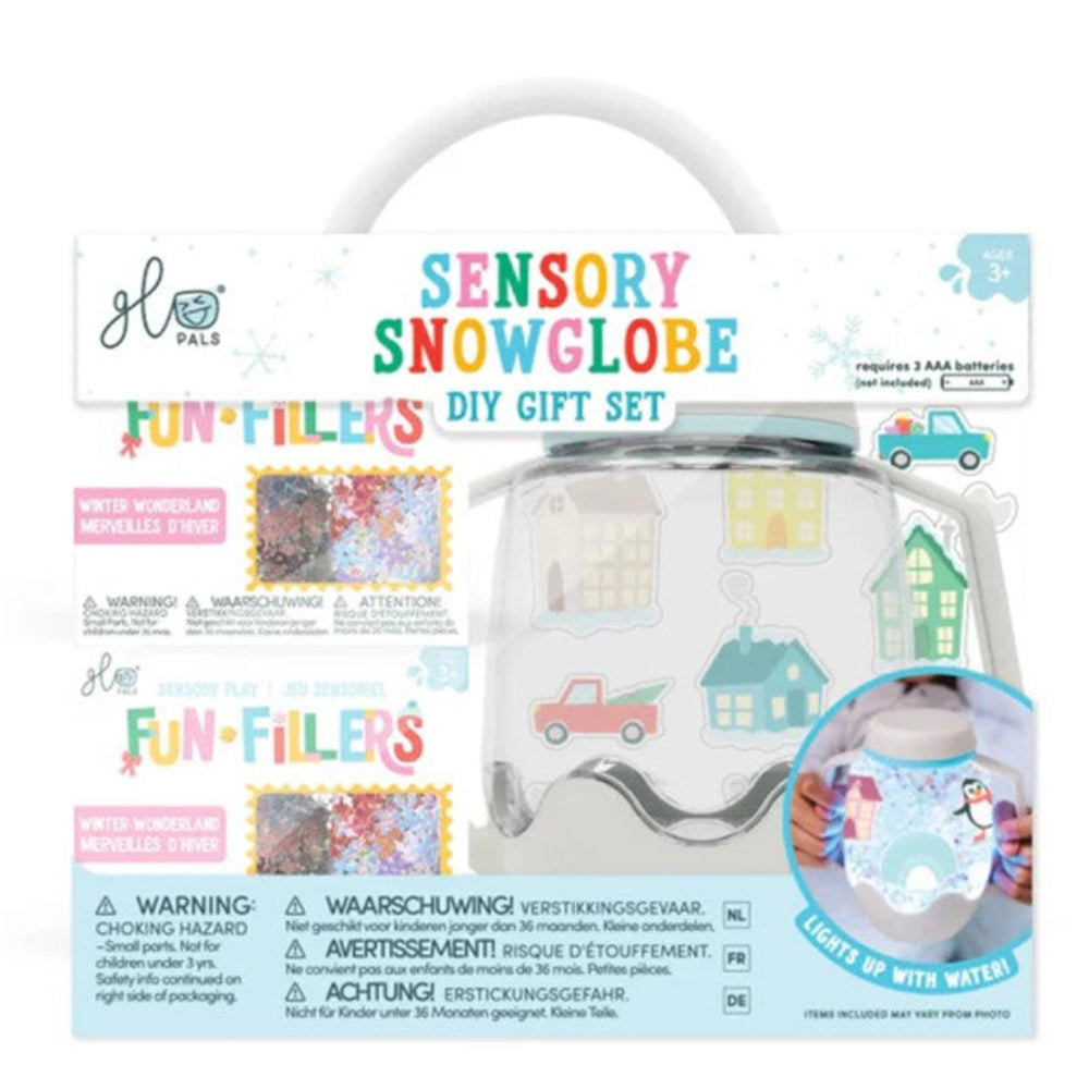 Glo Pals DIY Sensory Jar Gift Set - Sensory Snow Globe