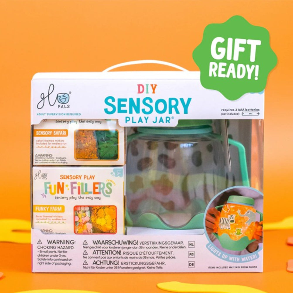 Glo Pals DIY Sensory Jar Gift Set - Zoo