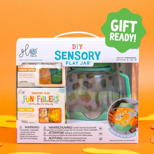 Glo Pals DIY Sensory Jar Gift Set - Zoo