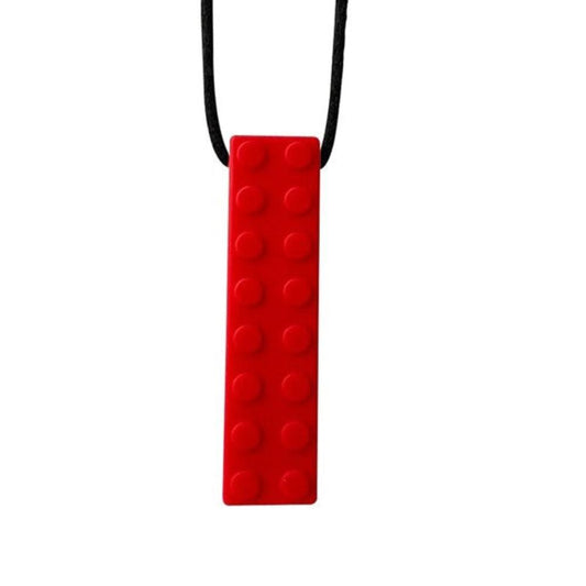 Sensory Safari Sensory Necklace Block - Red