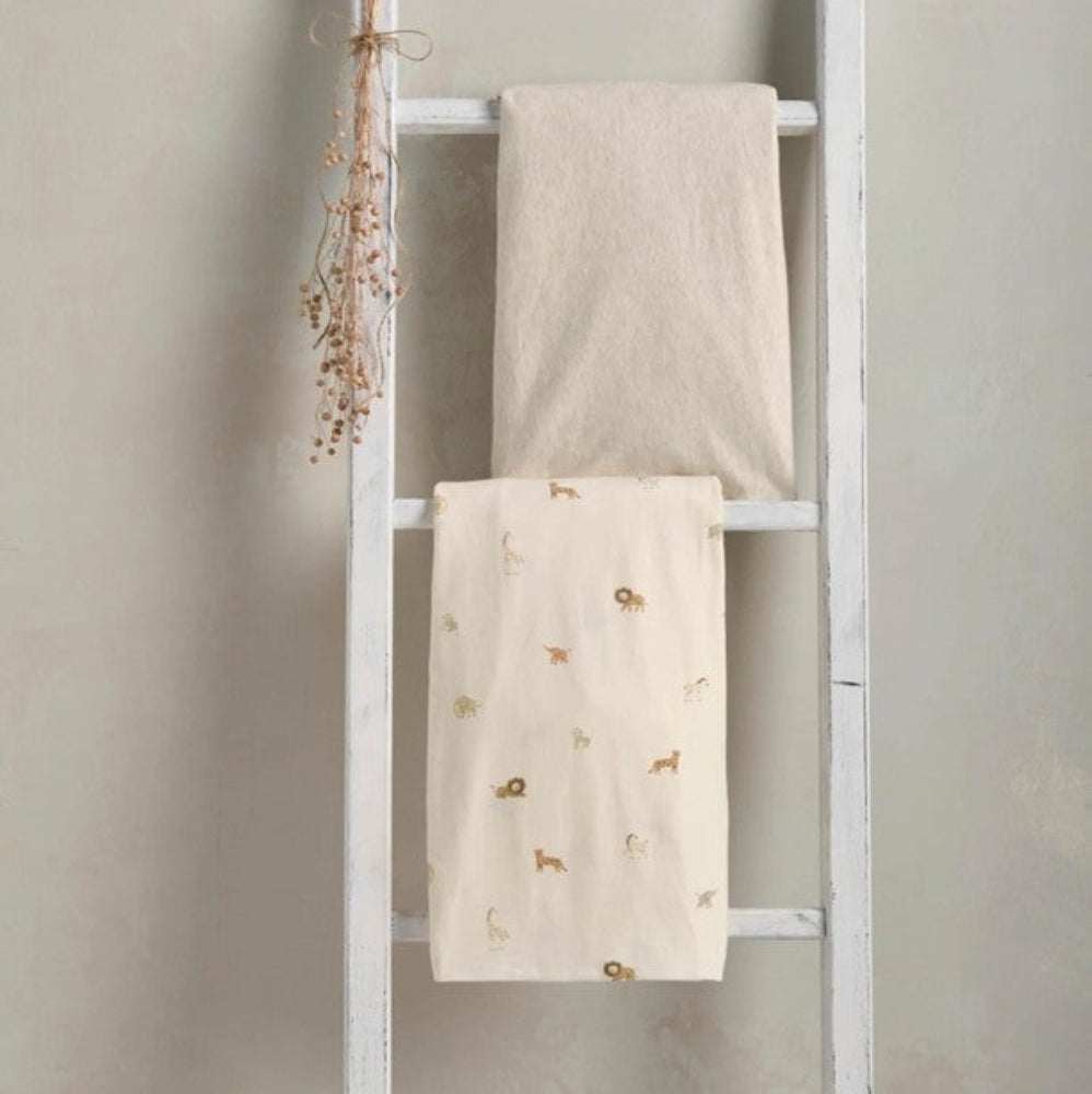 Mamas & Papas Cot Fitted Sheet - 2 pk - Born to be Wild