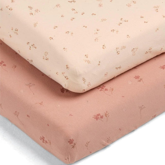 Mamas & Papas Cot Fitted Sheet - 2 pk - Wildflower