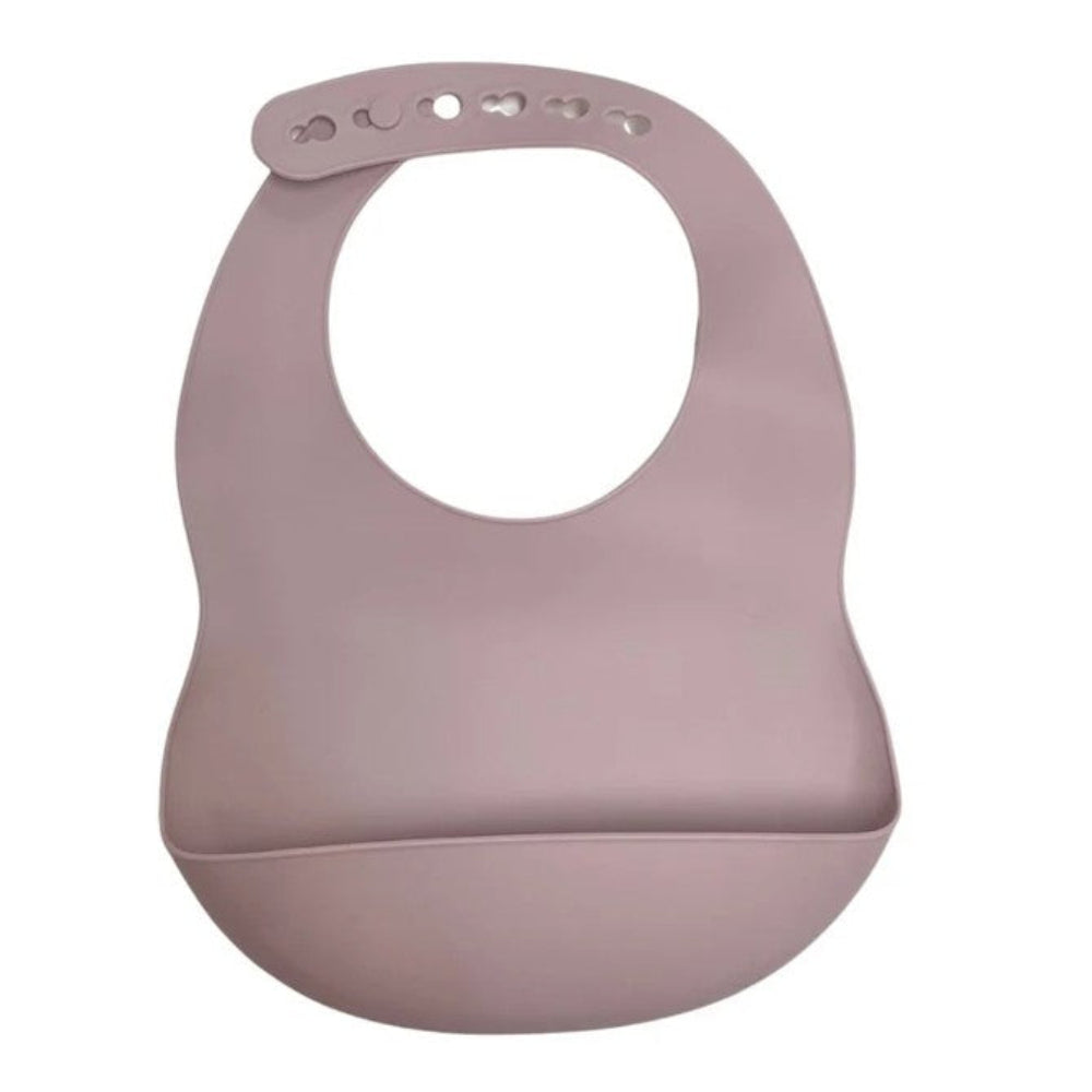 Es Kids Silicone Bib - Light Pink