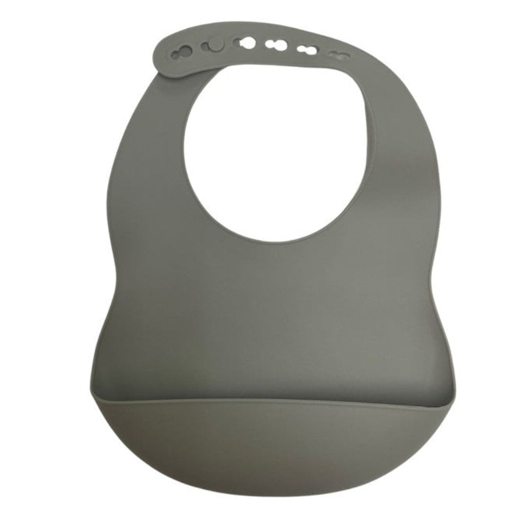 Es Kids Silicone Bib - Olive