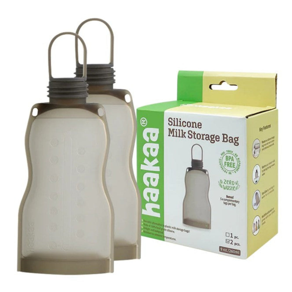 Haakaa Silicone Milk Storage Bag - 2 pk