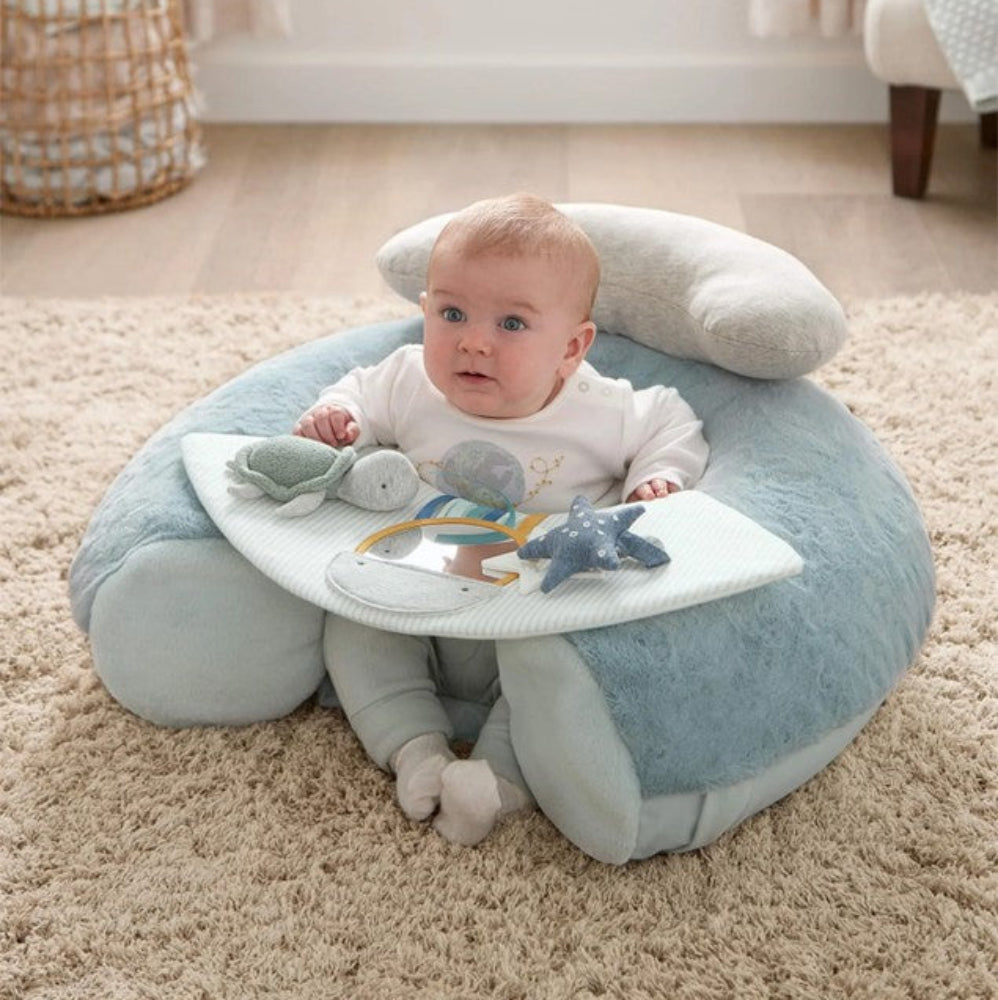 Mamas & Papas Sit and Play Baby Floor Seat - Under the Sea -Blue