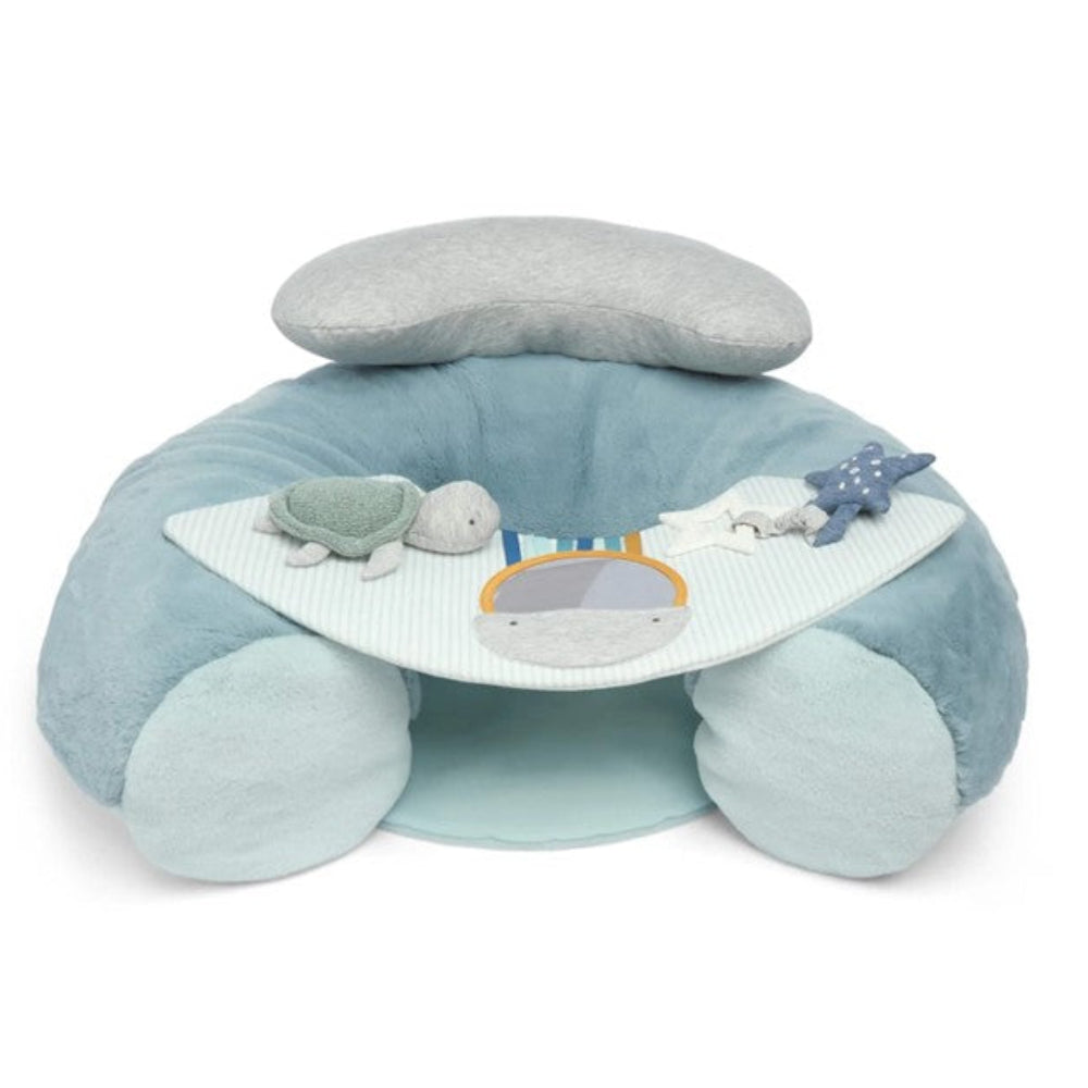 Mamas & Papas Sit and Play Baby Floor Seat - Under the Sea -Blue