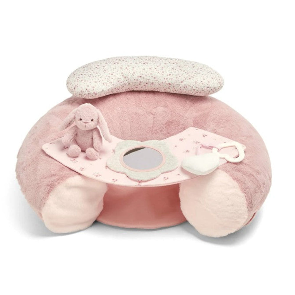 Mamas & Papas Sit and Play Baby Floor Seat - Bunny - Pink