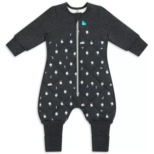 Love To Dream Organic Cotton/Merino Sleep Suit 2.5 Tog - Charcoal