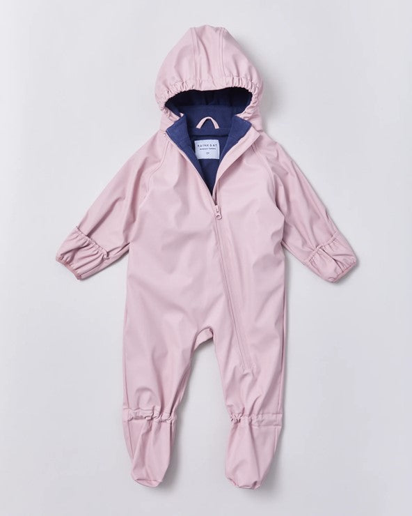 Rainkoat Snowsuit Crawlers - Blush Pink