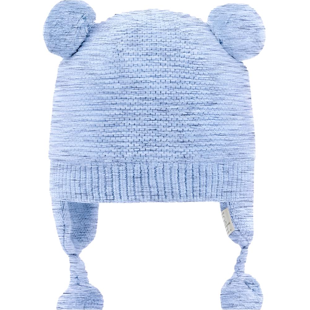 Toshi Organic Earmuff Beanie - Snowy/Ocean