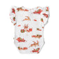 Snuggle Hunny Short Sleeve Bodysuit with Frill - Reindeer