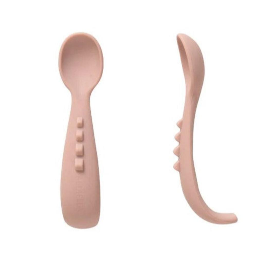 All4Ella Comfy Grip Silicone Spoons - 2 pk - Dusty Pink