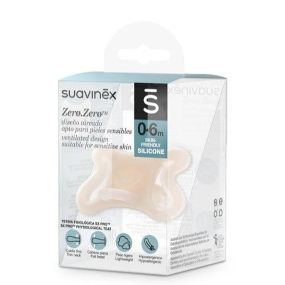 Suavinex Zero Zero Physiological Air Flow Silicone Soother 0-6M