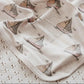 Bencer and Hazelnut Jersey Swaddle - Sail Away