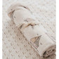 Bencer and Hazelnut Jersey Swaddle - Sail Away