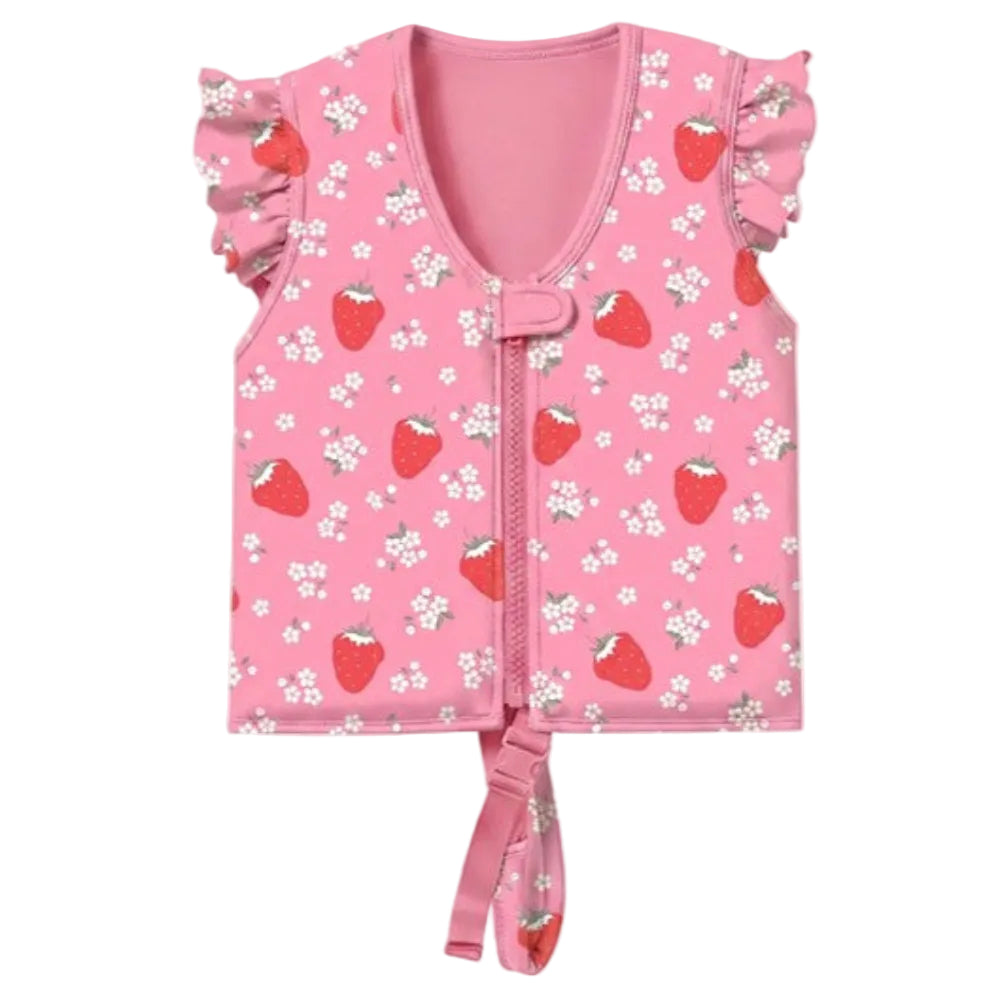 Toshi Swim Float Vest Twinkle - Strawberry