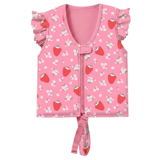 Toshi Swim Float Vest Twinkle - Strawberry
