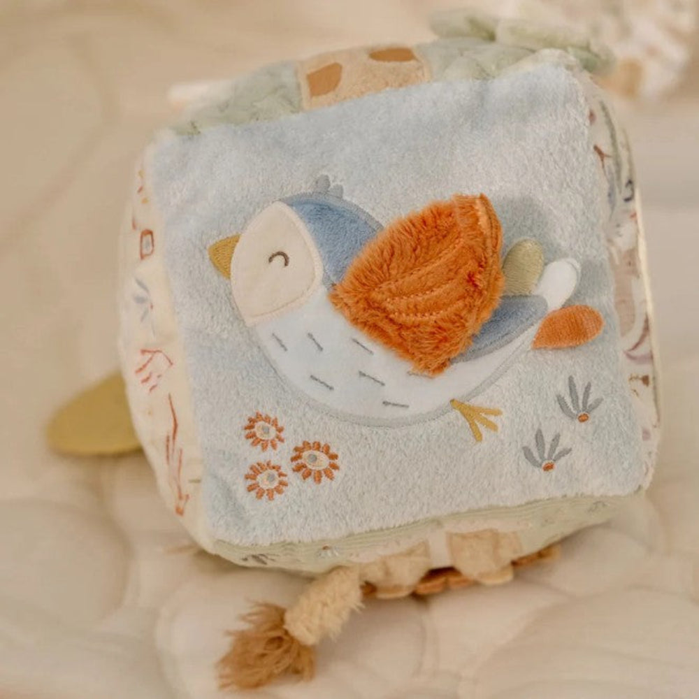 Little Dutch Soft Activity Cube - Safari Friends