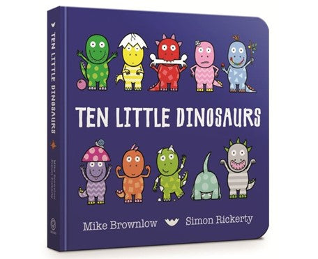 Ten Little Dinosaurs Board Book