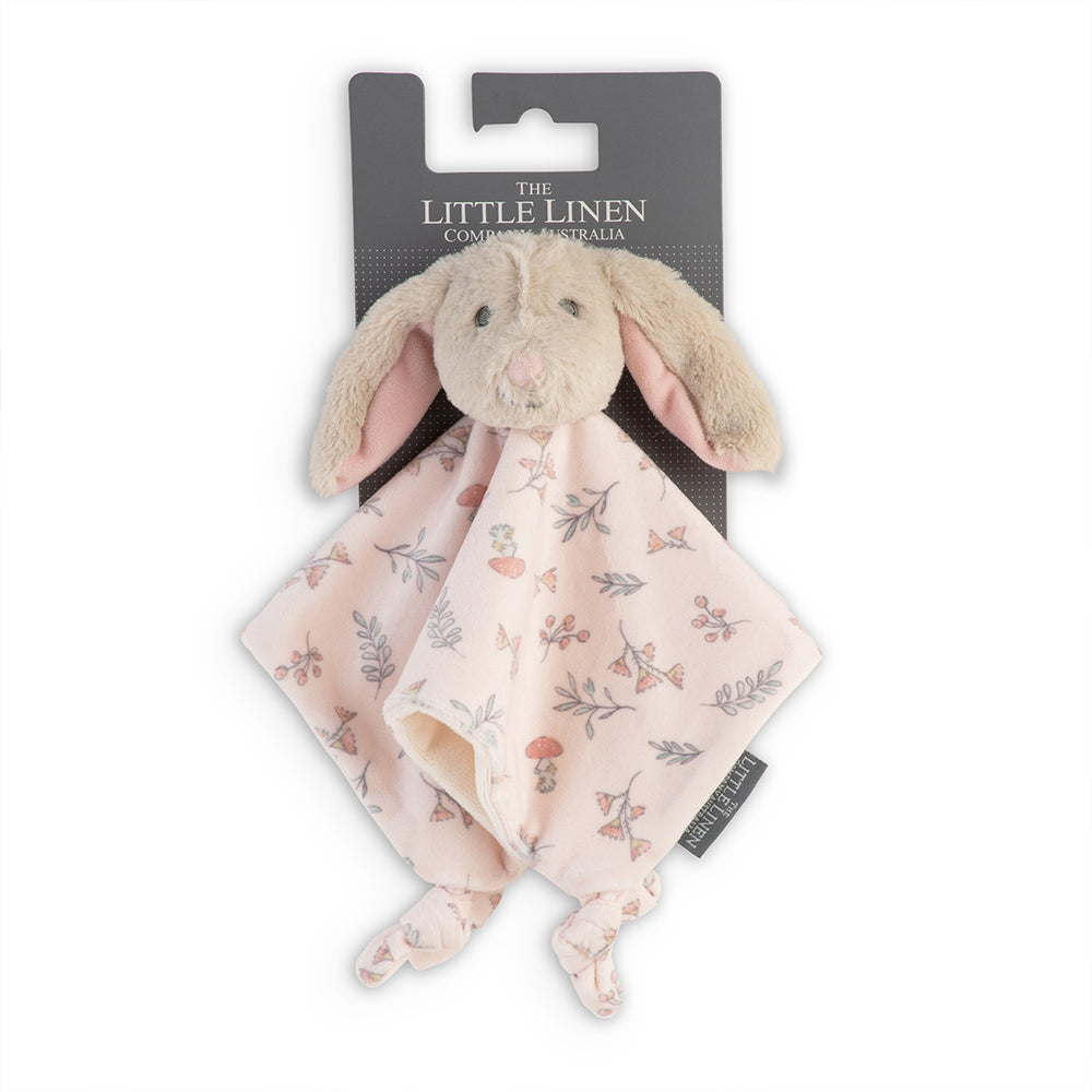 Little Linen Lovie Comforter - Harvest Bunny
