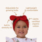 Snuggle Hunny Kids Red Ribbed Topknot
