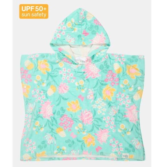 Toshi Hooded Towel Paradise - Waratah Mint