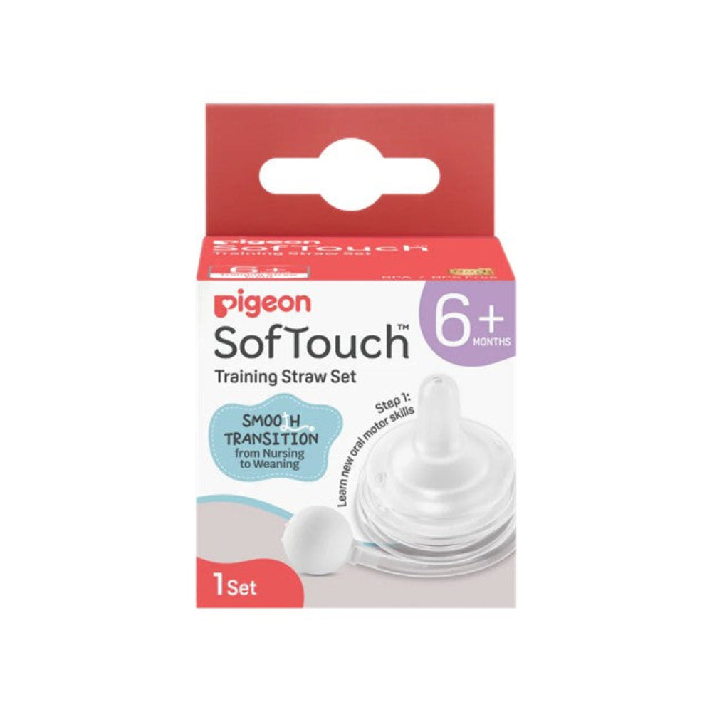 Pigeon SofTouch Training Straw Set - 6 mth+