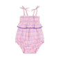 Huxbaby Tropical Check Tie Romper