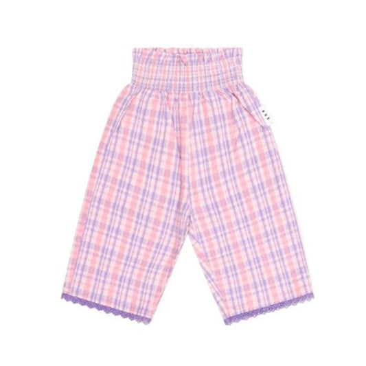 Huxbaby Tropical Check Paperbag Pant