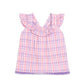 Huxbaby Tropical Check Tie Top