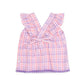 Huxbaby Tropical Check Tie Top